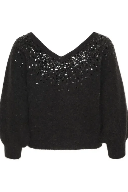 Malan neule, black