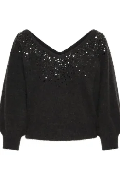 Malan neule, black