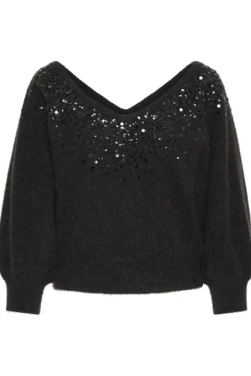 Malan neule, black