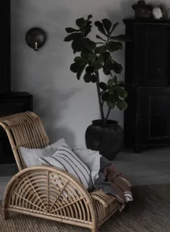 Melvin tyynynpäällinen 50x50, taupe stripe