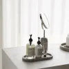 Meraki - marmoritarjotin 28cm, oval beige