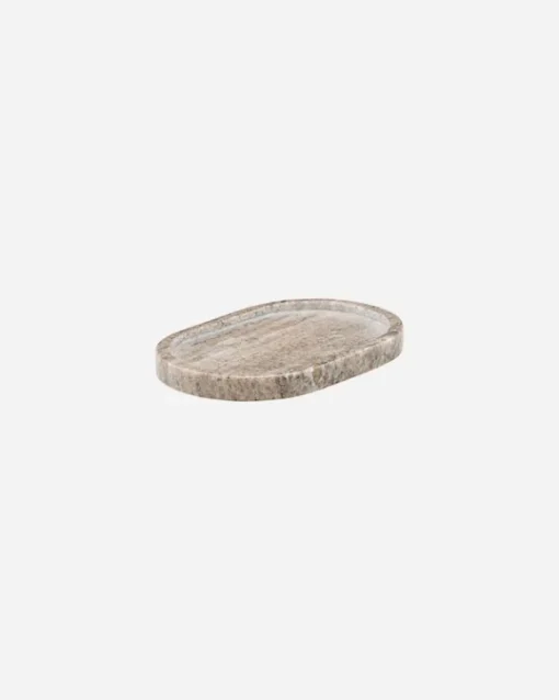 Meraki - marmoritarjotin19,5cm, oval beige