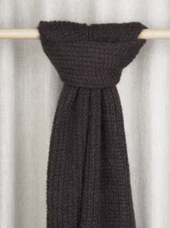 Mija kid mohair kaulahuivi, chocolate
