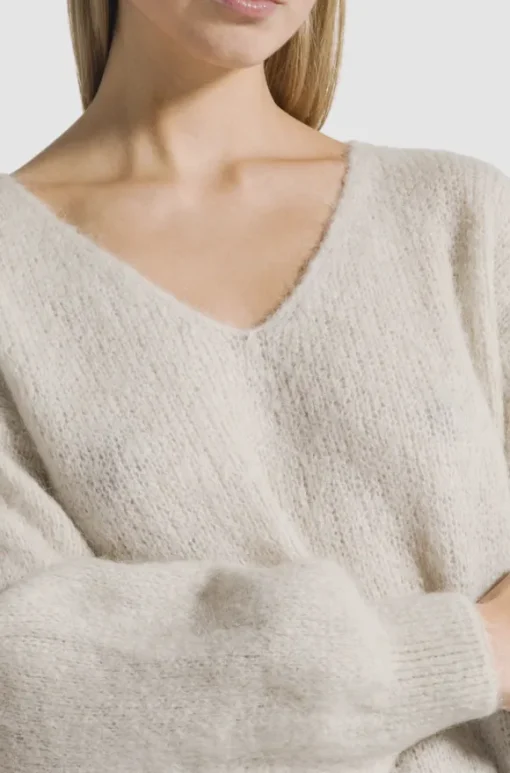 Milana alpakkaneule, beige