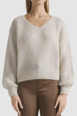 Milana alpakkaneule, beige