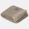 Mohair torkkupeitto, Light Taupe & Brindle Melange