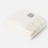 Mohair torkkupeitto, Reflection White