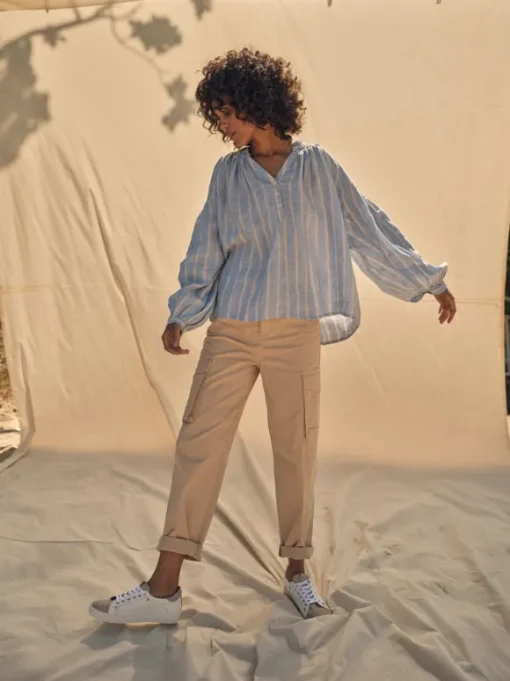 Mos Mosh - Adeline Rosita housut, cement, ankle