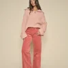 Mos Mosh - Dara Corduroy Pant long, garnet