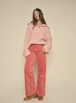 Mos Mosh - Dara Corduroy Pant long, garnet