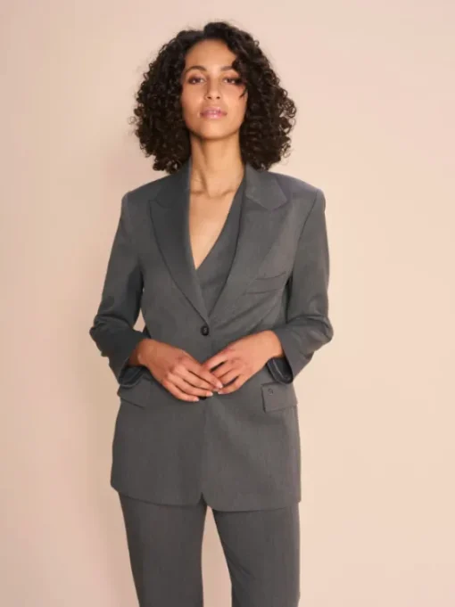 Mos Mosh - Mandi Halin bleiseri, dark grey melange