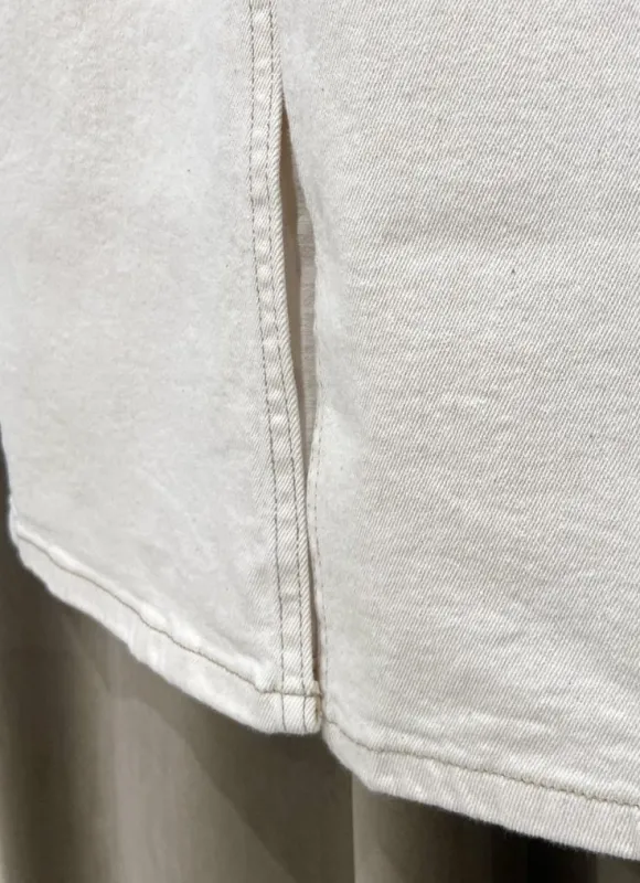 Mos Mosh - Mella pitkä farkkuhame, nature