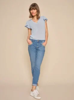 Mos Mosh - Naomi Diva Jeans, blue regular