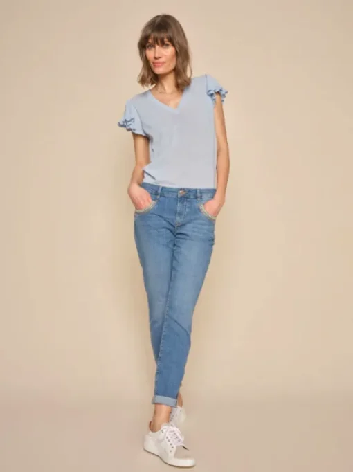 Mos Mosh - Naomi Diva Jeans, blue regular