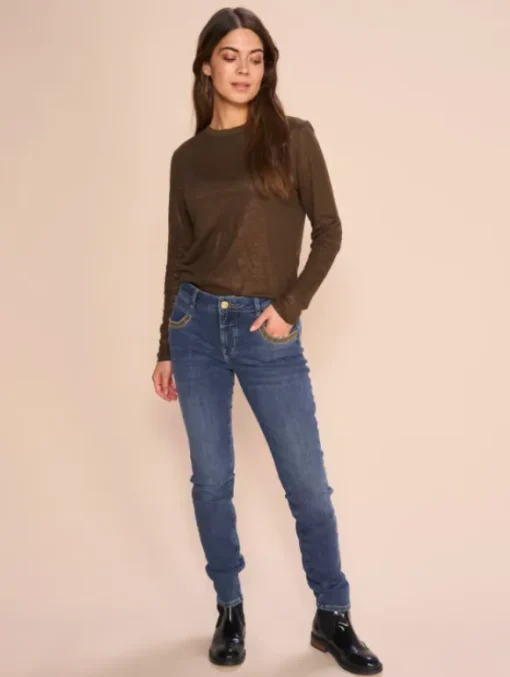 Mos Mosh - Naomi Nion Jeans, blue regular