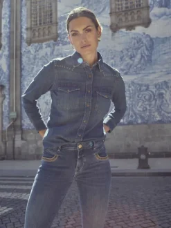 Mos Mosh - Naomi Nion Jeans, blue regular