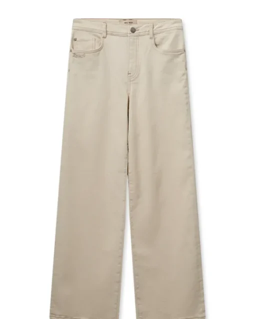 Mos Mosh - Relee Natural housut, white regural