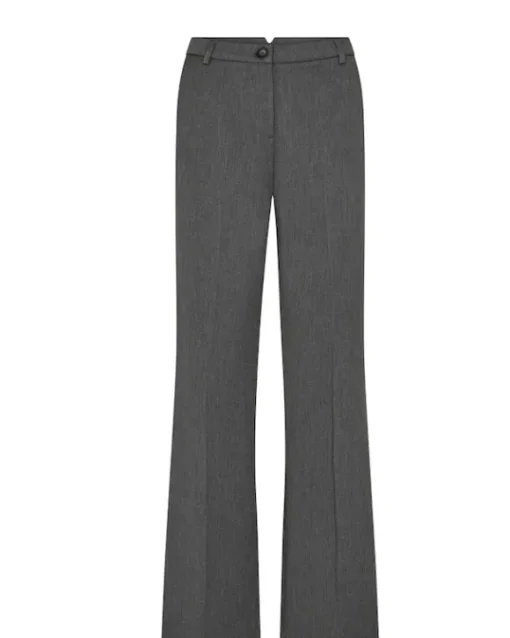 Mos Mosh - Rhys Halin housut, dark grey melange