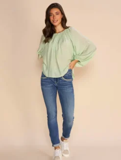 Mos Mosh - Sansa Boheme pusero, smoke green