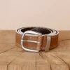Mos Mosh - Stitch nahkavyö, cinnamon swirl