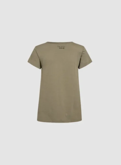 Mos Mosh - Tulli Basic t-paita v-kaulus, mermaid