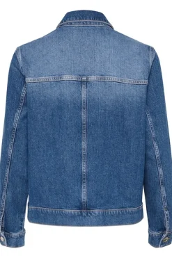 Nannie farkkutakki, medium blue denim