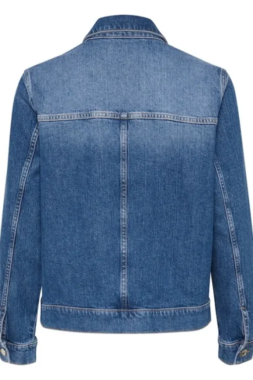 Nannie farkkutakki, medium blue denim