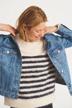Nichole farkkutakki, medium blue denim