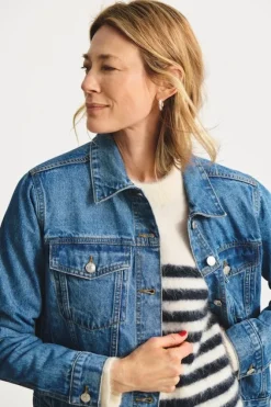 Nichole farkkutakki, medium blue denim