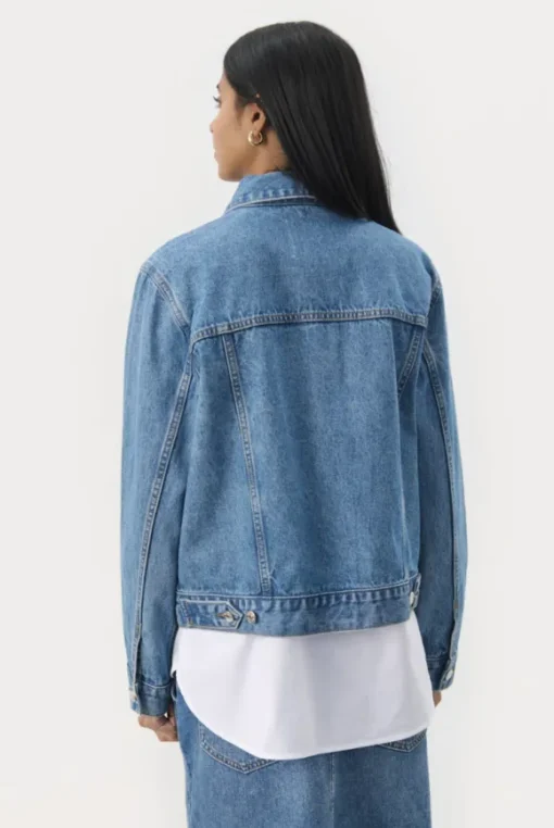 Nichole farkkutakki, medium blue denim