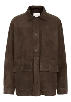 Olly Suede mokkatakki, delicioso
