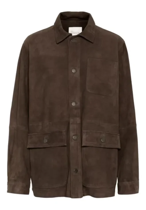 Olly Suede mokkatakki, delicioso