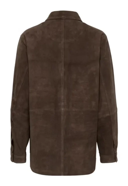 Olly Suede mokkatakki, delicioso