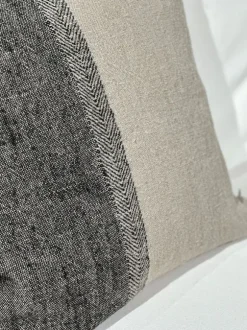 Olsson & Jensen - Levi tyynynpäällinen black/natural 60x60