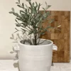 Olsson & Jensen - Keraaminen ruukku 22cm, valkoinen