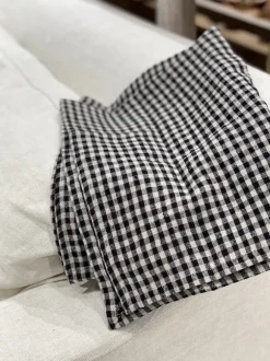 Olsson & Jensen - Vipa ruudullinen keittiöpyyhe pellavaa