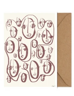 Paper Collective - Random Faces kortti/A5 taulu