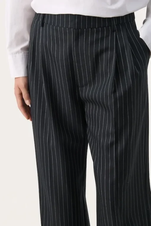 Part Two - Cherra pants, Dark navy pinstripe