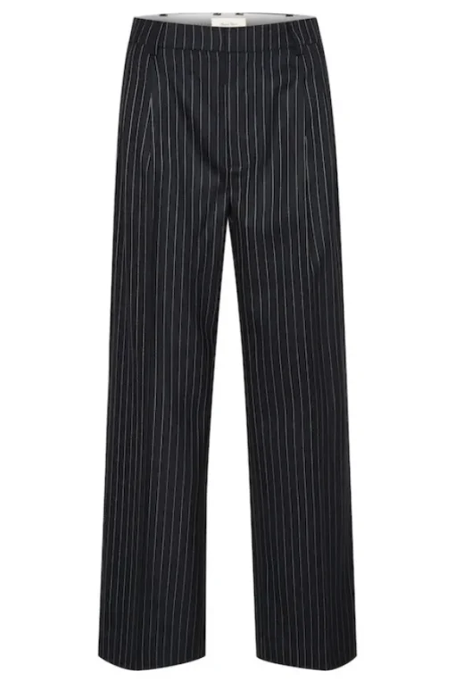 Part Two - Cherra pants, Dark navy pinstripe