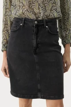 Part Two - Leja farkkuhame, washed black denim