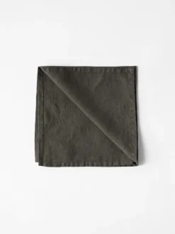 Pellavaservetti 45x45, taupe