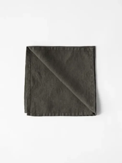 Pellavaservetti 45x45, taupe