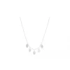 Pernille Corydon - Flake Necklace, hopea
