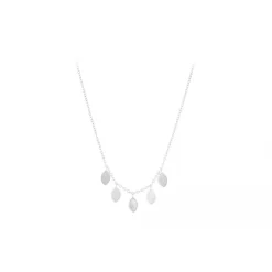 Pernille Corydon - Flake Necklace, hopea