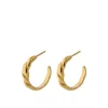 Pernille Corydon - Hana Earrings 22mm, kulta