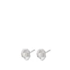 Pernille Corydon - Hidden Pearl nappikorvakorut, hopea