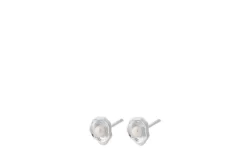Pernille Corydon - Hidden Pearl nappikorvakorut, hopea