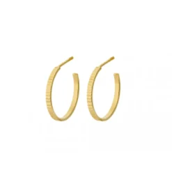 Pernille Corydon - Sea Reflection hoops, kulta
