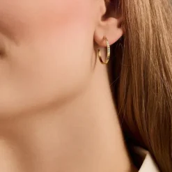 Pernille Corydon - Sea Reflection hoops, kulta