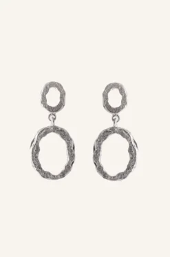 Pernille Corydon - Shadow Storm korvakorut, hopea